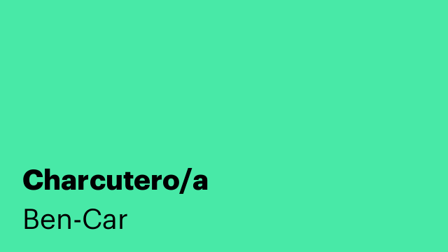 Charcutero/a