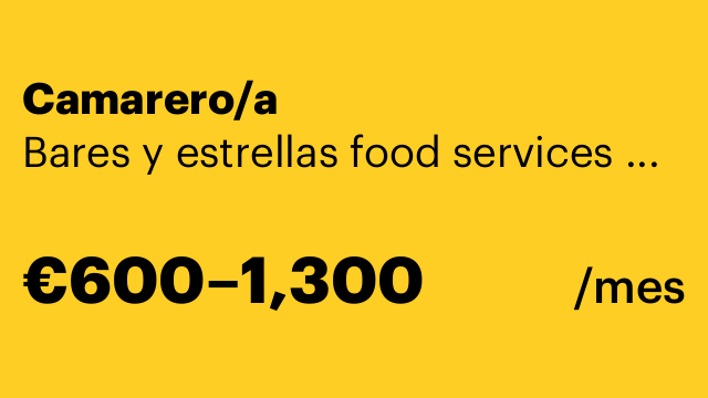 Camarero/a
