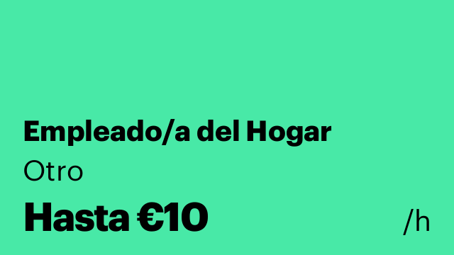 Empleado/a del Hogar