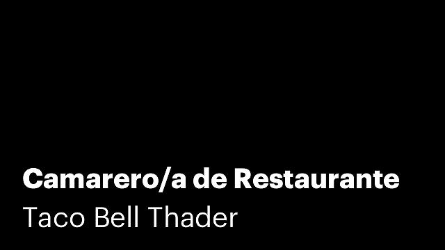 Camarero/a de Restaurante