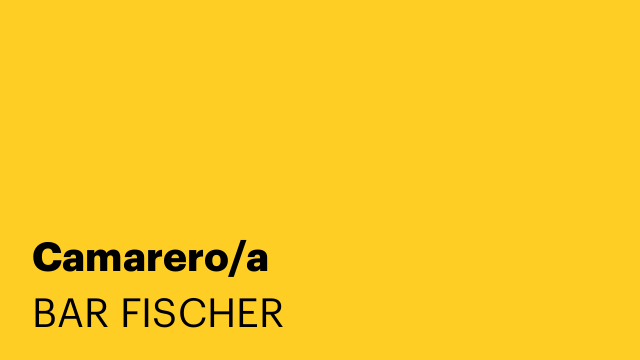 Camarero/a