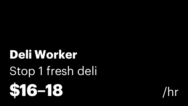 Deli Worker