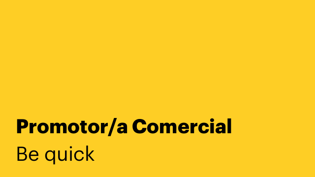 Promotor/a Comercial