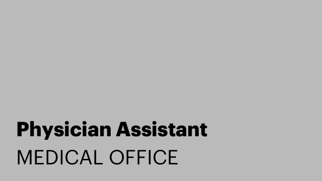 Physician Assistant