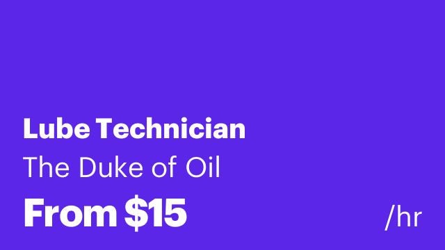Lube Technician