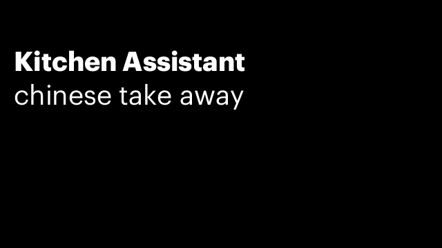 Kitchen Assistant