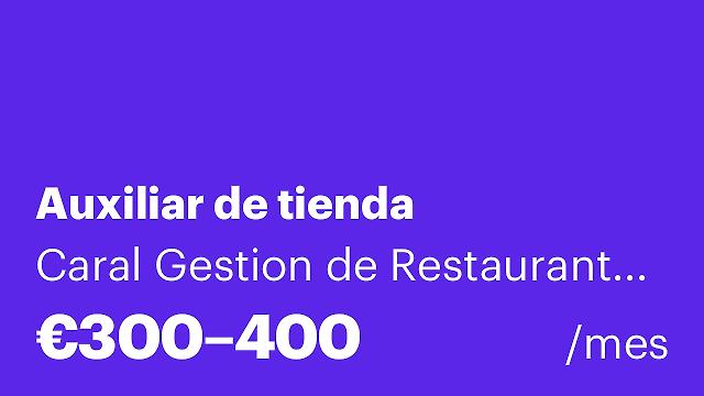 Auxiliar de tienda