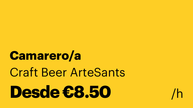 Camarero/a