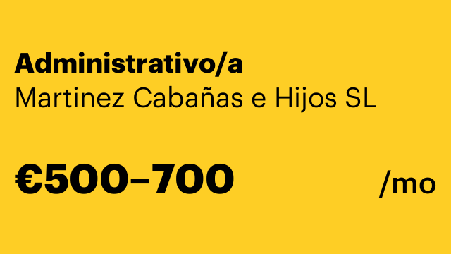 Administrativo/a