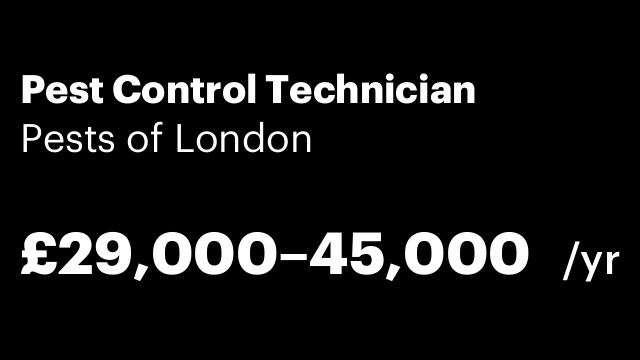 Pest Control Technician