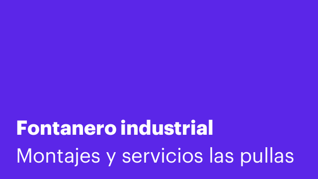 Fontanero industrial