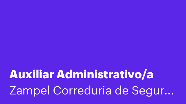 Auxiliar Administrativo/a