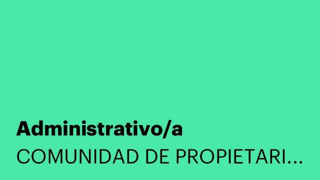 Administrativo/a