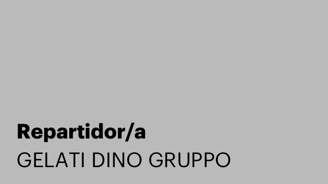 Repartidor/a