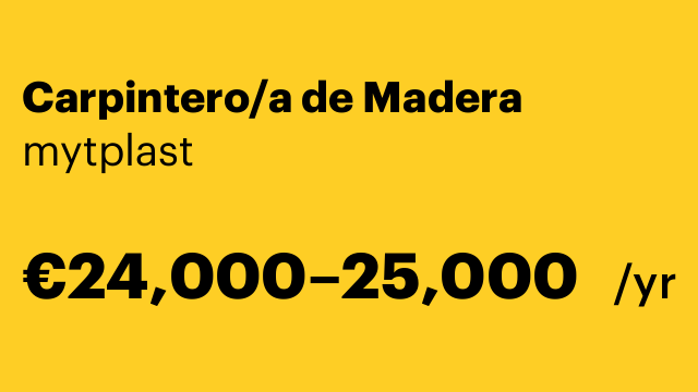 Carpintero/a de Madera