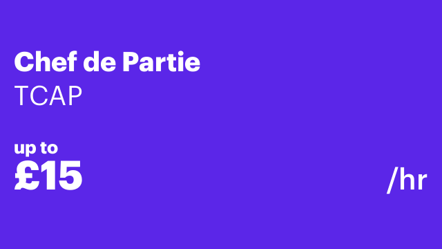 Chef de Partie