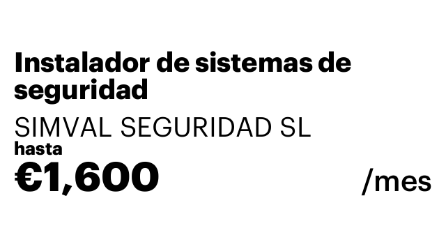 Instalador de sistemas de seguridad