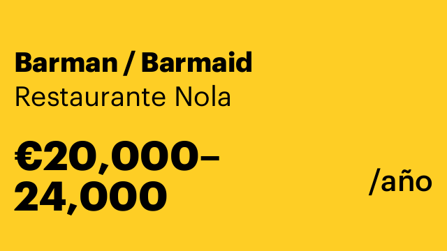 Barman / Barmaid