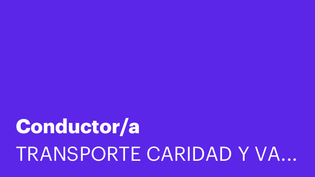 Conductor/a