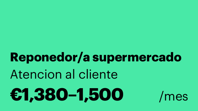 Reponedor/a supermercado