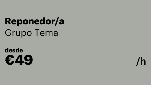 Reponedor/a