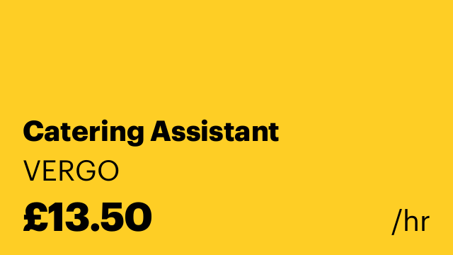 Catering Assistant