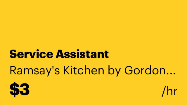 Service Assistant