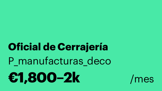 Oficial de Cerrajería