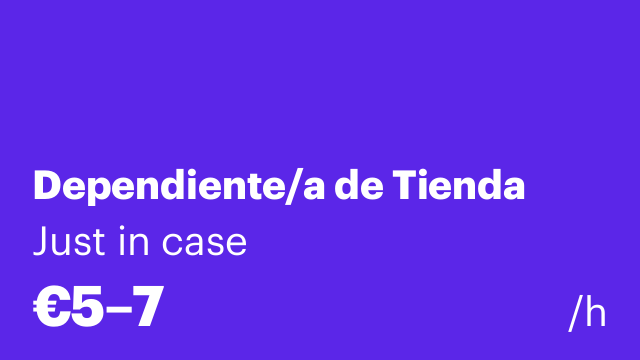 Dependiente/a de Tienda
