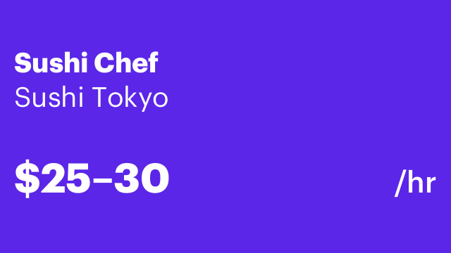 Sushi Chef