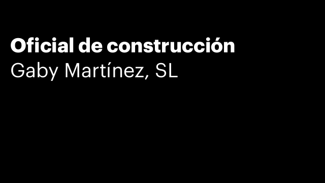 Oficial de construcción