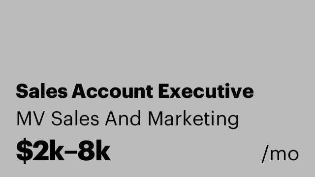 Sales Account Executive