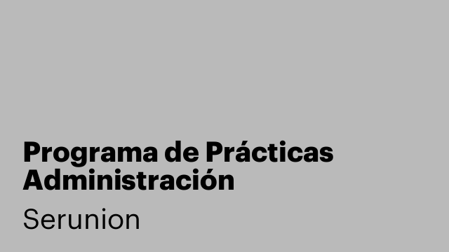 Programa de Prácticas Administración