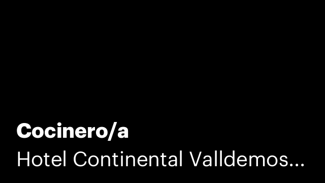 Cocinero/a