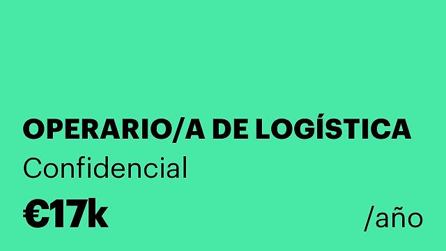 OPERARIO/A DE LOGÍSTICA
