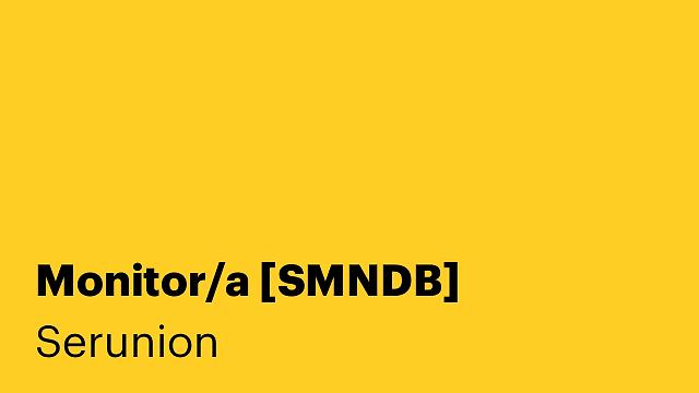Monitor/a [SMNDB]