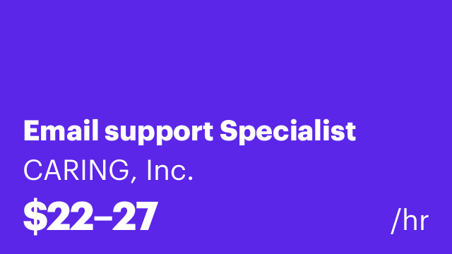 Email support Specialist
