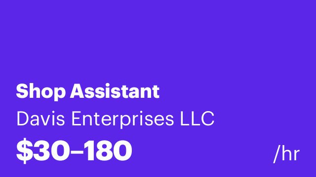 Shop Assistant