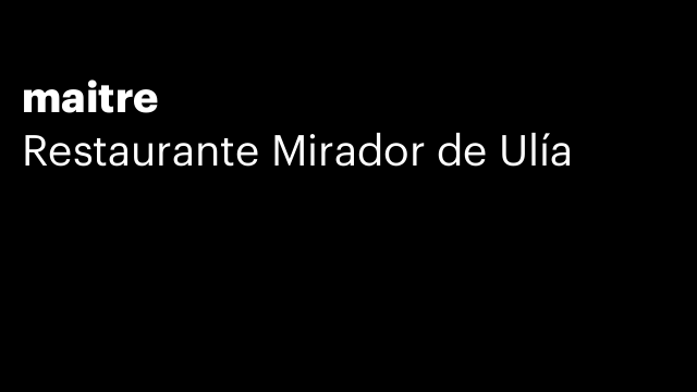 maitre