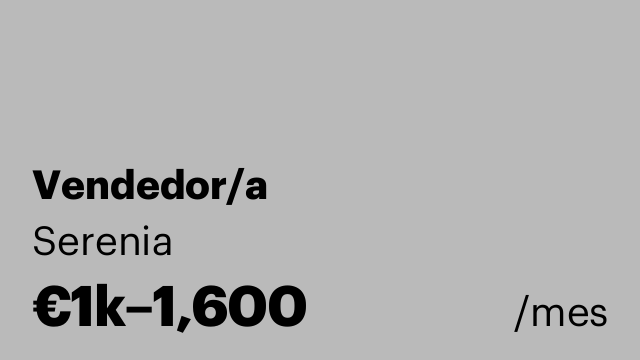 Vendedor/a