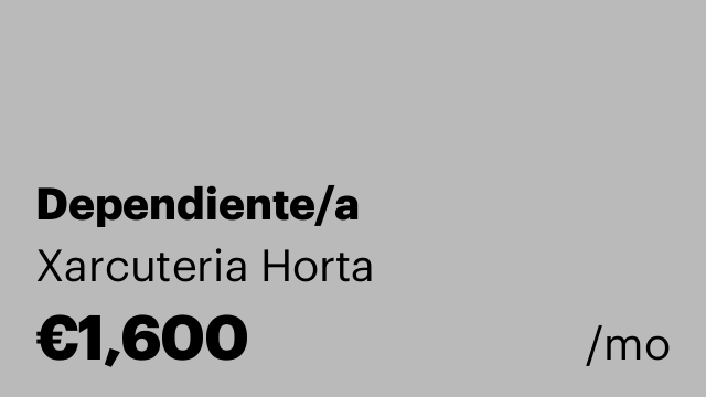 Dependiente/a