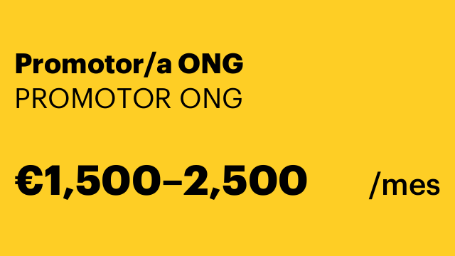 Promotor/a ONG