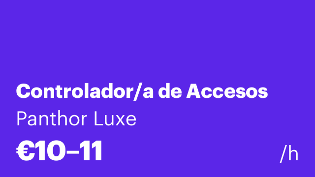 Controlador/a de Accesos