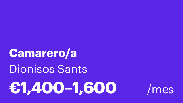Camarero/a