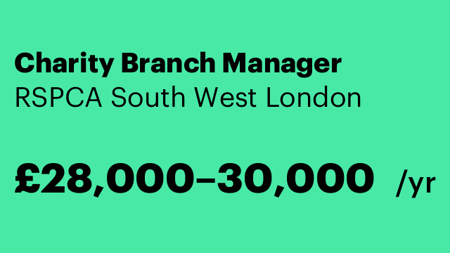 Charity Branch Manager