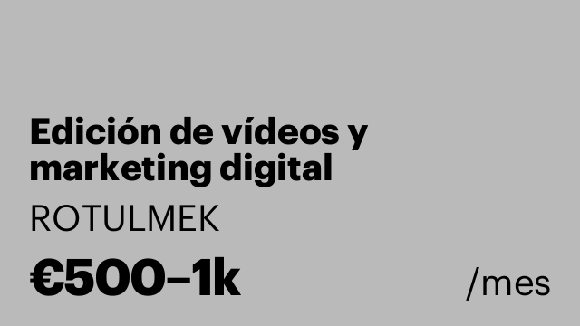 Edición de vídeos y marketing digital