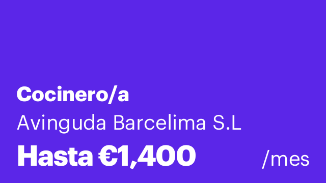 Cocinero/a