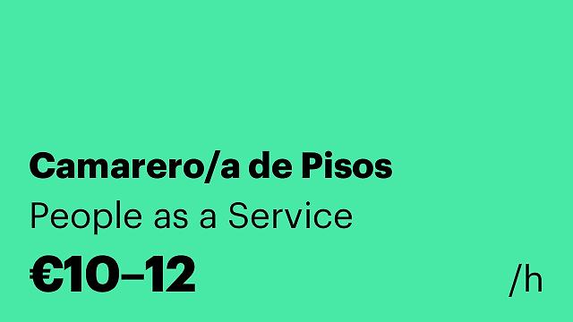 Camarero/a de Pisos