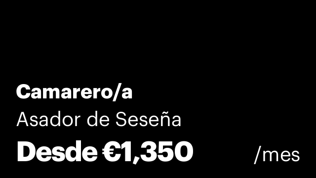 Camarero/a