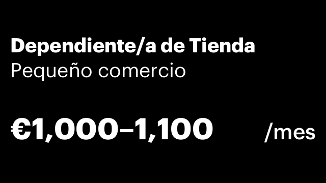 Dependiente/a de Tienda